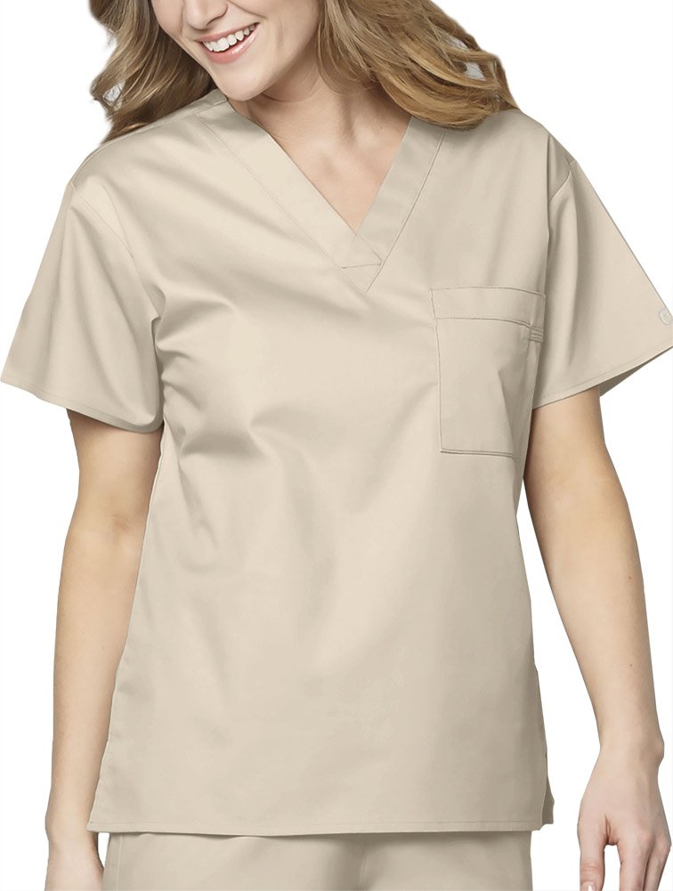 Wink WonderWORK Unisex V-Neck Scrub Top