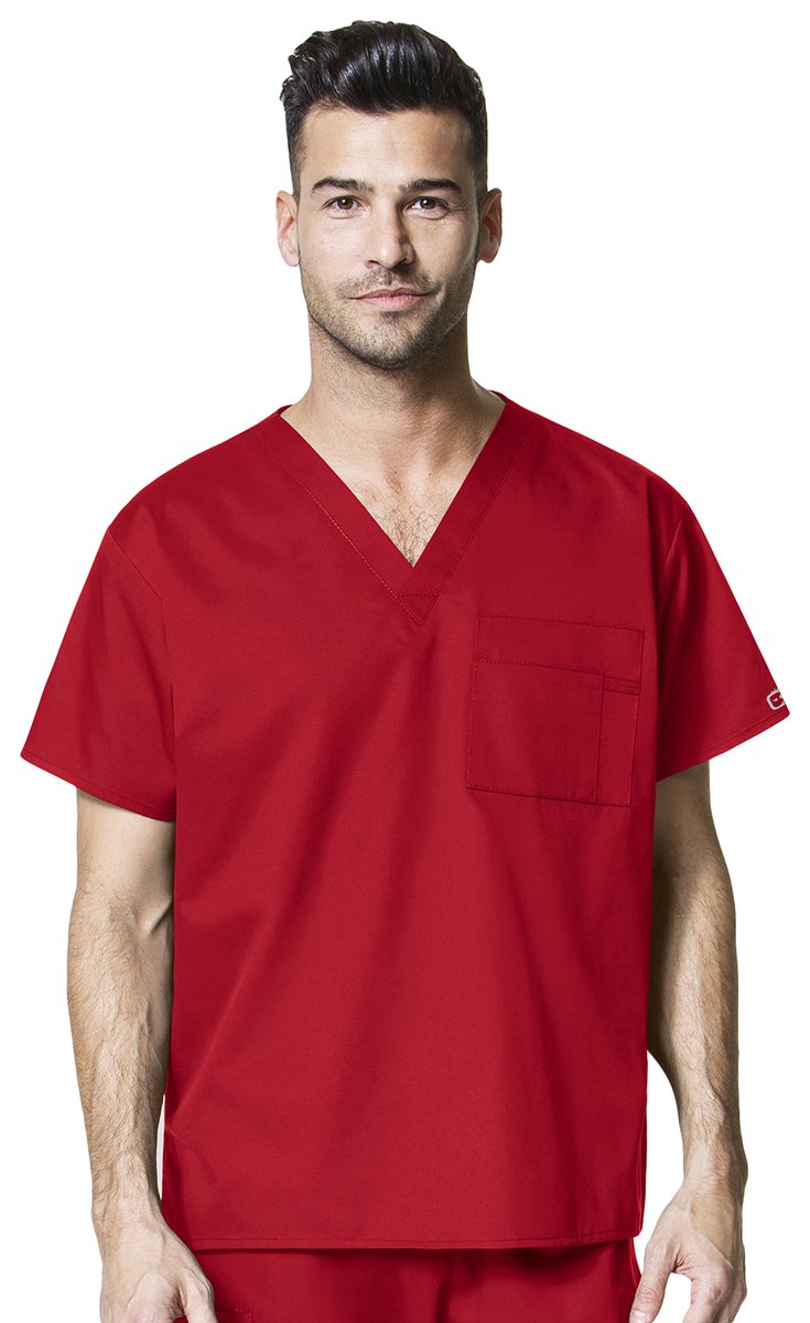 Wink WonderWORK Unisex V-Neck Scrub Top
