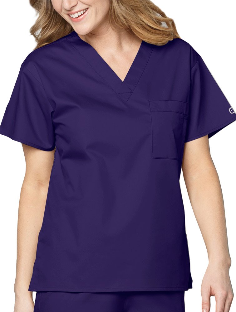 Wink WonderWORK Unisex V-Neck Scrub Top
