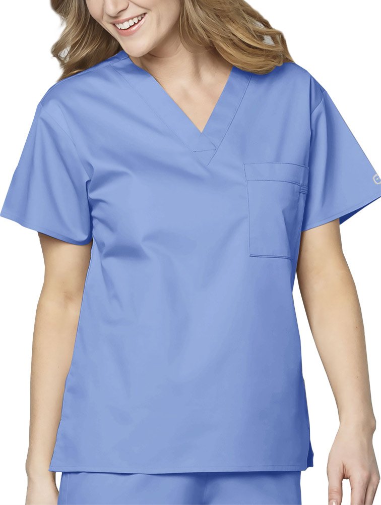 Wink WonderWORK Unisex V-Neck Scrub Top