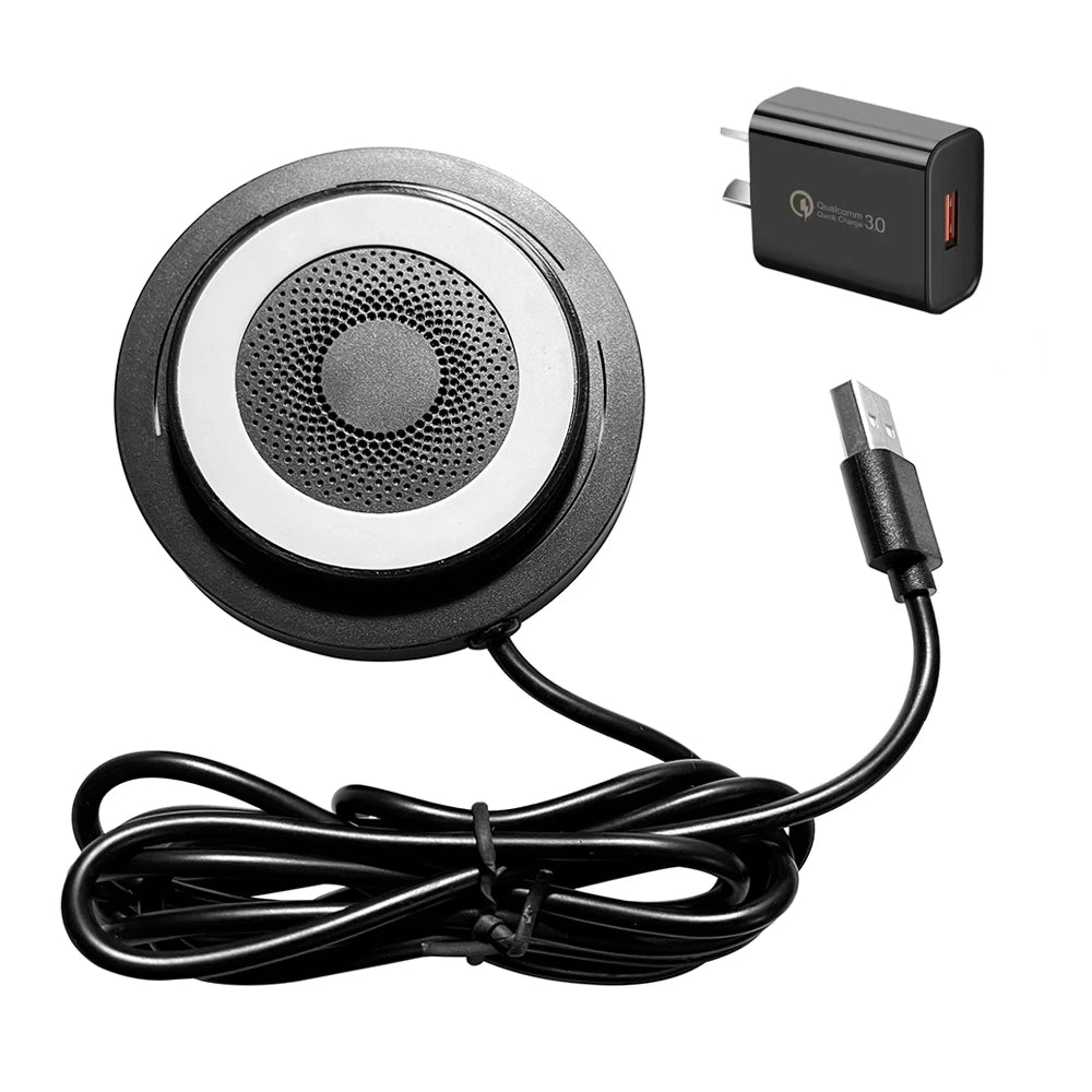 Invisible Wireless Charging Pad Built in Desk Furniture Wireless Charger Long Distance 20mm for iPhone Samsung Table Qi Charger