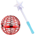 Magic Flying Orb Ball with Lights,UFO Hand Operated Mini Drone for Kids,Galactic Fidget Spinner Boomerang Hover Balls Toys