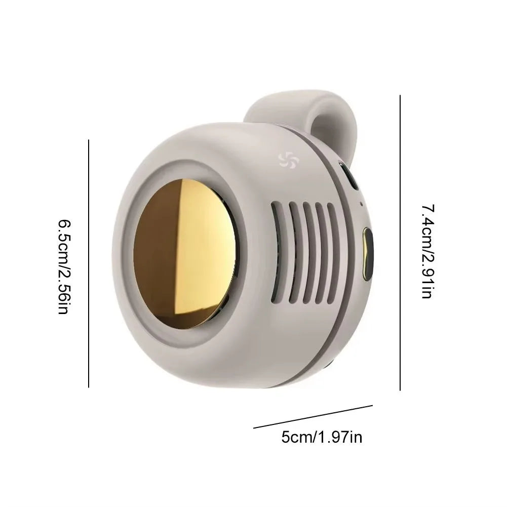 Portable Waist Clip USB Fan Mini Quiet Buckle Clamp Cooling Fan for Outdoor Work Hiking Travel Home Personal Cooling Use Set Kit