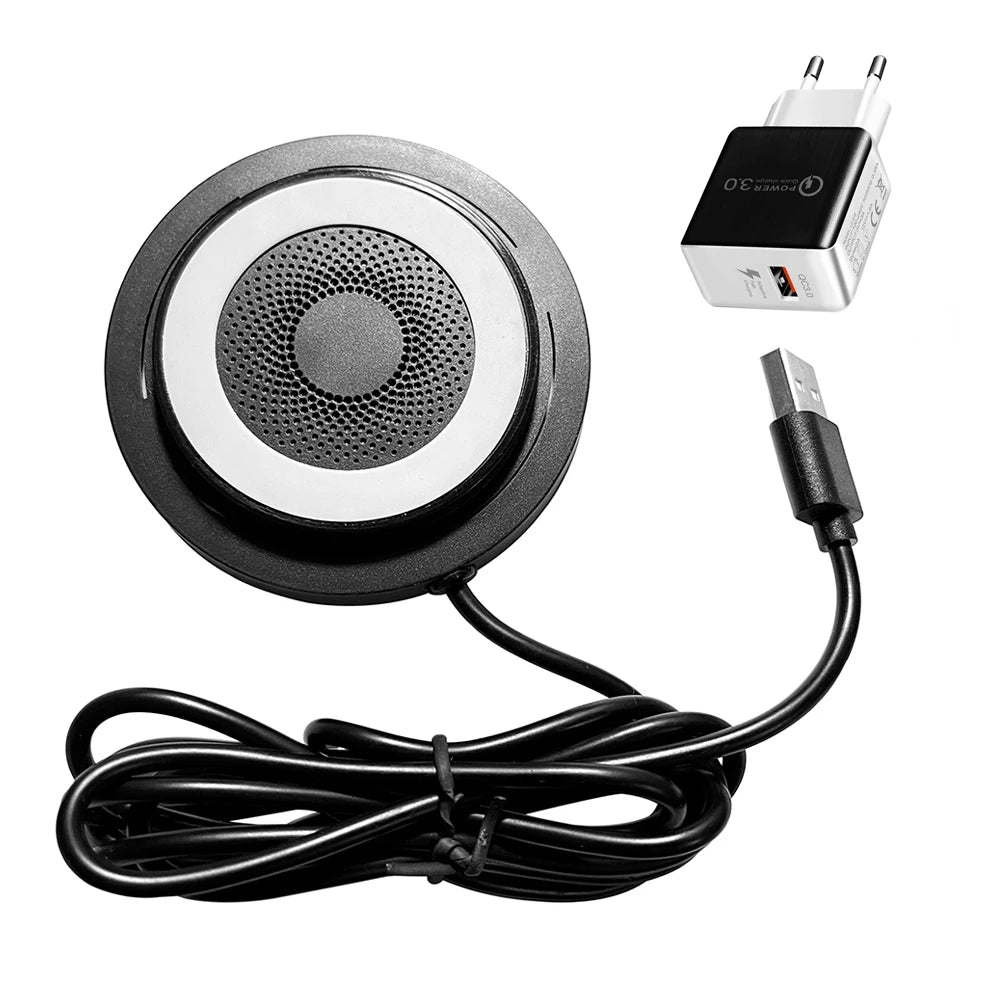 Invisible Wireless Charging Pad Built in Desk Furniture Wireless Charger Long Distance 20mm for iPhone Samsung Table Qi Charger