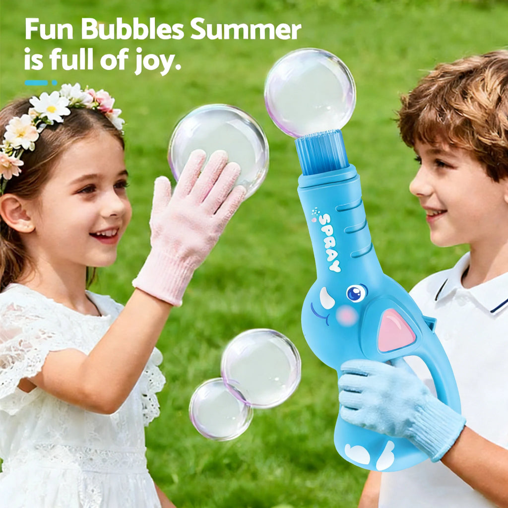 Elastic Bubble Fog Magic Wand Cute Animal Smoke Bubble Machine Summer Party Outdoor Toy Colorful Lighting Bubble Blowing Machine
