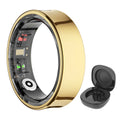 R09 Smart Ring Waterproof Health Monitor Heart Rate Blood Oxygen Sleep Monitoring Health Fitness Rings for Xiaomi Samsung Phone